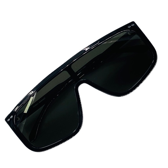 Isabel Marant NEW Elora Flat Top 52mm Iconic Edgy Sunglasses in Black - Picture 5 of 11